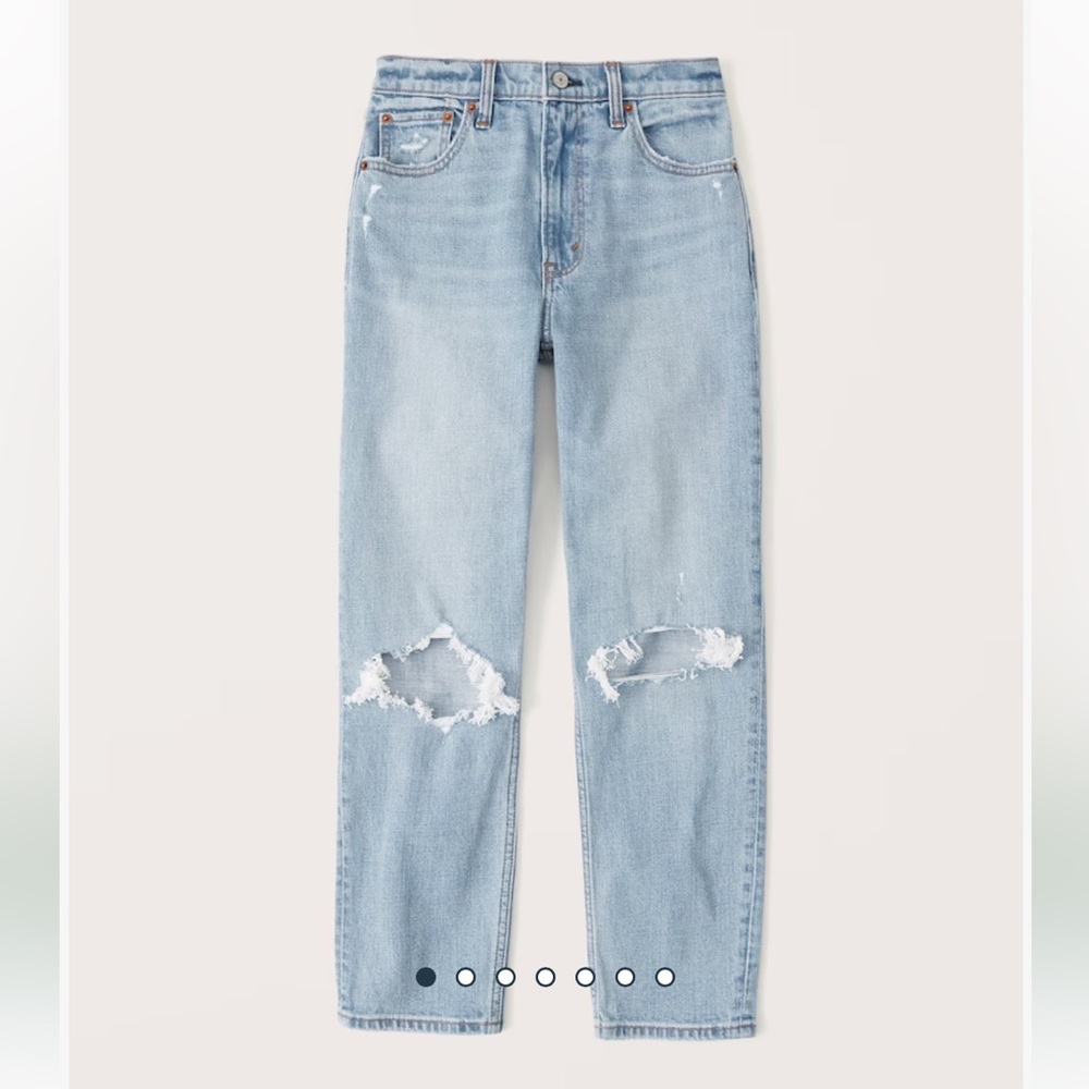 Abercrombie high waisted jeans- Mom fit